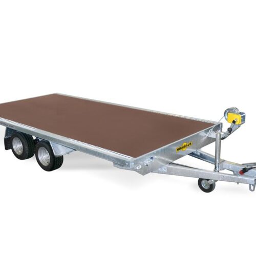 Humbaur Serie 4000 4000×2030 mm Ladefläche Universalanhänger Fahrzeugtransporter mit Auffahrschienen