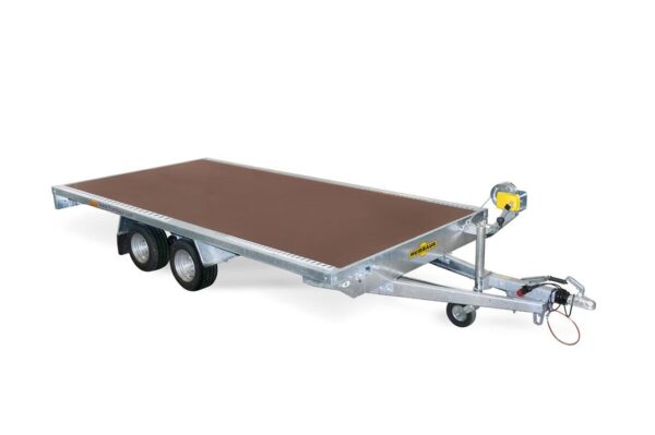 Humbaur Serie 4000 4000x2030 mm Ladefläche Universalanhänger Fahrzeugtransporter mit Auffahrschienen – Bild 2