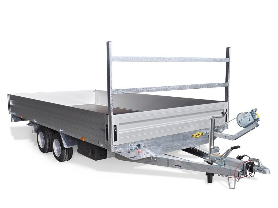 Humbaur Serie 4000 4000x2030 mm Ladefläche Universalanhänger Fahrzeugtransporter mit Auffahrschienen und Aluboden – Bild 4