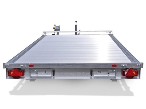 Humbaur Serie 4000 4000x2030 mm Ladefläche Universalanhänger Fahrzeugtransporter mit Auffahrschienen und Aluboden