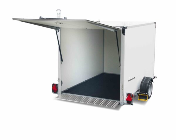 HK133015-18P FlexZurr Humbaur Serie 5000 3040x1510x1800 mm Ladefläche Plywood Kofferanhänger mit Holzdach – Bild 27