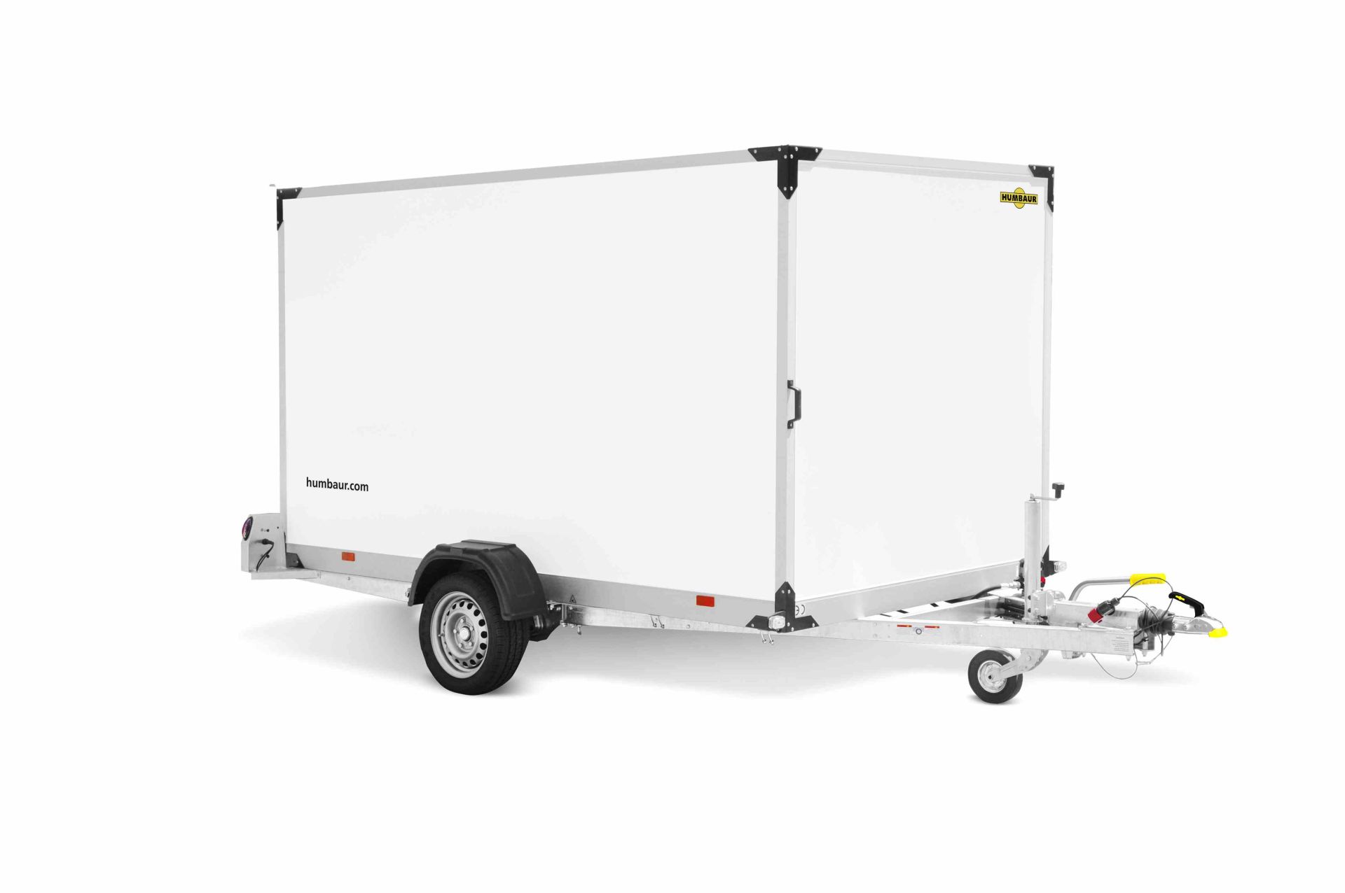 HK133015-18P FlexZurr Humbaur Serie 5000 3040x1510x1800 mm Ladefläche Plywood Kofferanhänger mit Holzdach – Bild 4