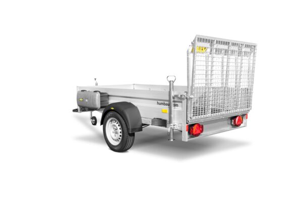 Humbaur Serie 1000 HA 2510x1310x350mm Alu-Anhänger mit Überfahrwand ÜFW