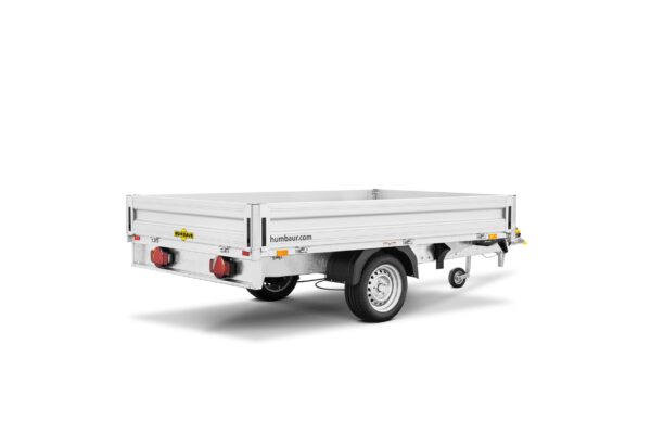 2650x1650x300 mm Ladefläche Alu-Hochlader/Überlader 1-Achs – Bild 5