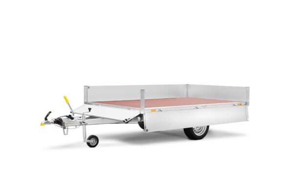 2650x1650x300 mm Ladefläche Alu-Hochlader/Überlader 1-Achs – Bild 4