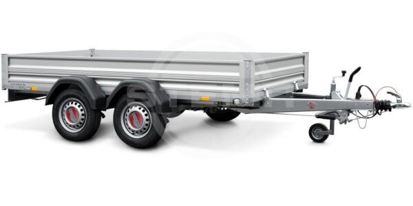 ALU STL 2000 O2 20-30-15.2 mit Plane grau und Spriegel 150 cm – Bild 2