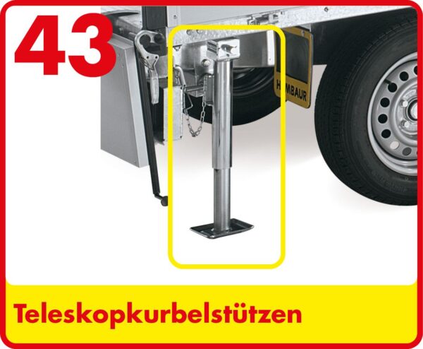 HTK2700.31 mit E-Pumpe Humbaur Serie 3000 3140x1750x350 mm Ladefläche 3-Seitenkipper Tandem Alu mit Stahlboden mit elektrischer Pumpe – Bild 16