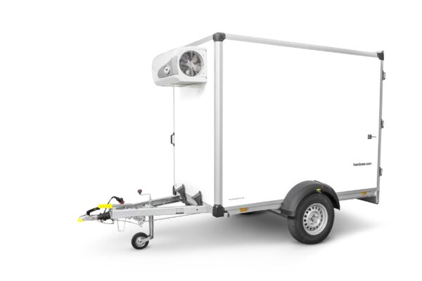 Humbaur Serie 5500 4080x1630x2225 mm Ladefläche Tiefkühlkofferanhänger Tandem mit Kühlaggregat – Bild 11