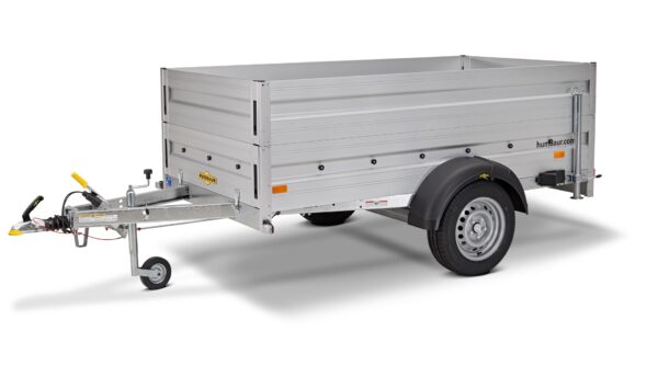 Humbaur Serie 1000 HA 2510x1310x350mm Alu-Anhänger mit Überfahrwand ÜFW – Bild 5