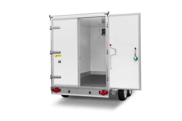 Humbaur Serie 5500 4080x1630x2225 mm Ladefläche Tiefkühlkofferanhänger Tandem mit Kühlaggregat – Bild 5