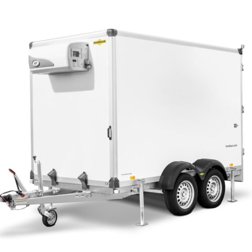 Humbaur Serie 5500 4080x1630x2225 mm Ladefläche Tiefkühlkofferanhänger Tandem mit Kühlaggregat