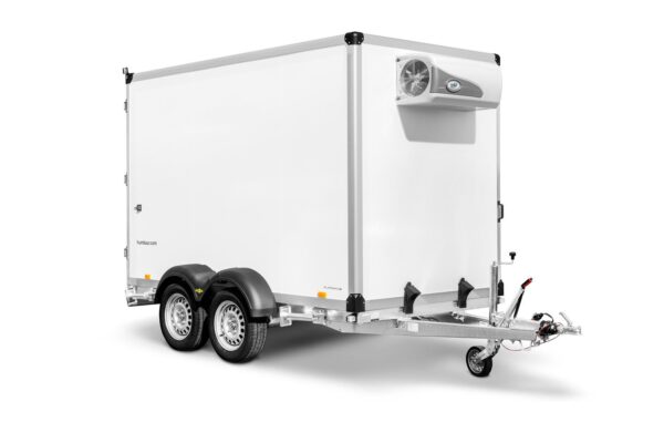 Humbaur Serie 5500 4080x1630x2225 mm Ladefläche Tiefkühlkofferanhänger Tandem mit Kühlaggregat – Bild 7