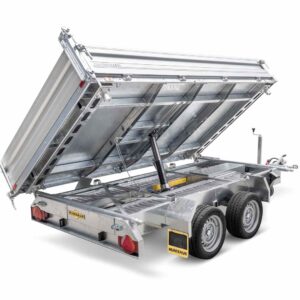 HTK3500.31 Humbaur Serie 3000 3140x1750x350 mm Ladefläche 3-Seitenkipper Tandem Alu mit Stahlboden