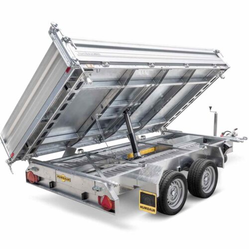 HTK3500.31 Humbaur Serie 3000 3140x1750x350 mm Ladefläche 3-Seitenkipper Tandem Alu mit Stahlboden