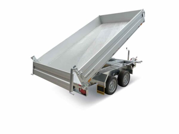 HTK2700.31 mit E-Pumpe Humbaur Serie 3000 3140x1750x350 mm Ladefläche 3-Seitenkipper Tandem Alu mit Stahlboden mit elektrischer Pumpe – Bild 3