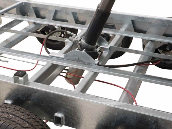 HTK2700.31 mit E-Pumpe Humbaur Serie 3000 3140x1750x350 mm Ladefläche 3-Seitenkipper Tandem Alu mit Stahlboden mit elektrischer Pumpe – Bild 25