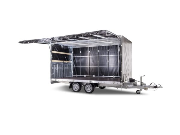 4100x1850x350 mm Ladefläche Alu-Hochlader/Überlader Tandem Normal HT254118 – Bild 21