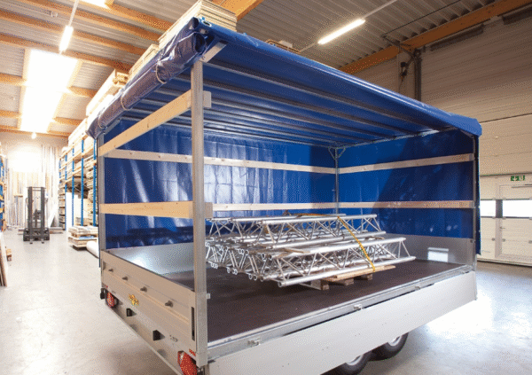 4100x1850x350 mm Ladefläche Alu-Hochlader/Überlader Tandem Normal HT254118 – Bild 8