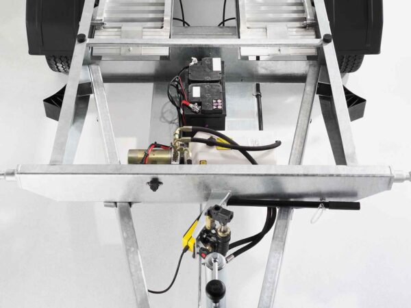 HTK2700.31 mit E-Pumpe Humbaur Serie 3000 3140x1750x350 mm Ladefläche 3-Seitenkipper Tandem Alu mit Stahlboden mit elektrischer Pumpe – Bild 22