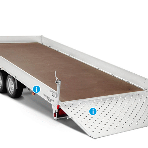 Humbaur Serie 8000 4200x2180x200 mm Ladefläche Universaltransporter Allcomfort Tandem
