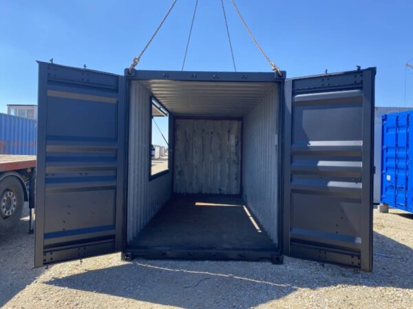 20 Fuß High Cube Restaurationscontainer mit nach oben offener Luke – Bild 11