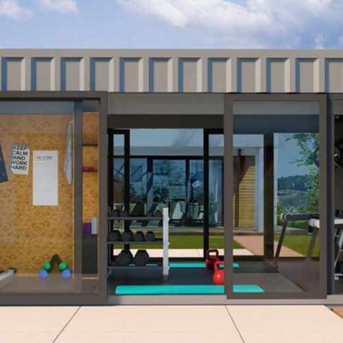 Container-Fitnessstudio