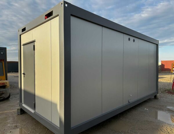 Sanitärcontainer 3x6 - 6 Duschen, 2 Waschbecken, Wassererhitzer 300L – Bild 4