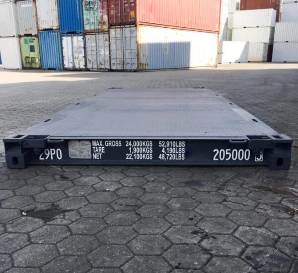 20 Fuß Plattform Seecontainer - IICL Standard – Bild 6