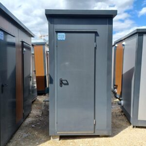 Sanitäranlage Einzel-WC - Abmessungen 129 x 172 x 249 cm