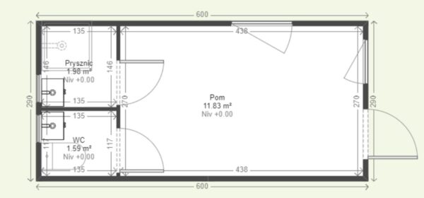6x2,9 Sanitär-/Umkleidecontainer – Bild 10