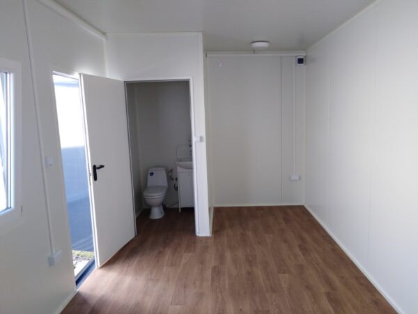 18m² Bürocontainer mit Toilette - Komfort und optimale Isolierung – Bild 6