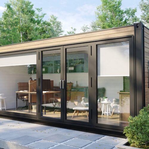 13,2 m² Bürocontainer – Design, Nachhaltigkeit und schlüsselfertig