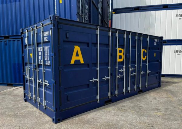 20 Fuß Open Side Seecontainer mit Auffangwanne – Bild 3