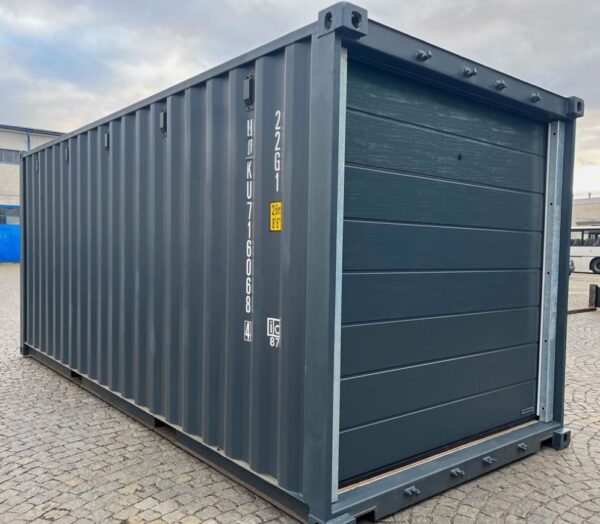 20′ Seecontainer mit Sektionaltor - Ideal für Garage oder Lagerung. – Bild 9