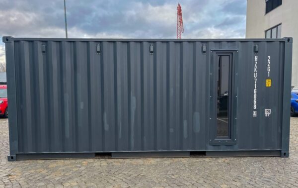 20′ Seecontainer mit Sektionaltor - Ideal für Garage oder Lagerung. – Bild 4