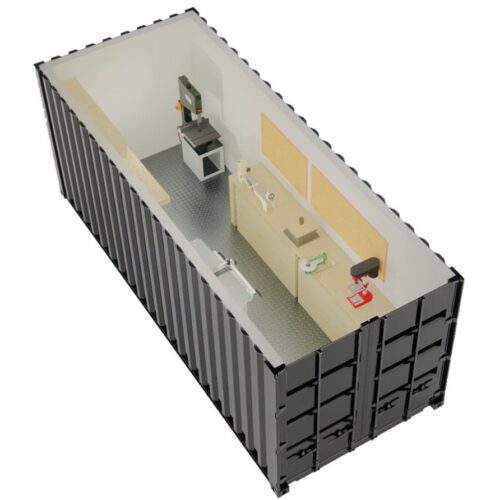 Werkstattcontainer 20’DV