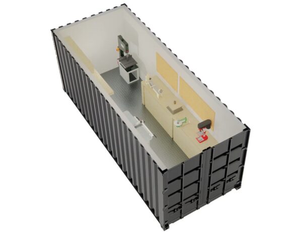 Werkstattcontainer 20'DV