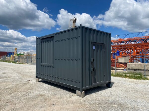 250×450 Catering Container - Doppelte Klappe mit Öffnung nach oben und Decke – Bild 6