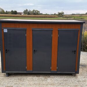 Modularer Sanitärcontainer 3 Kabinen - WC und komplette Ausstattung