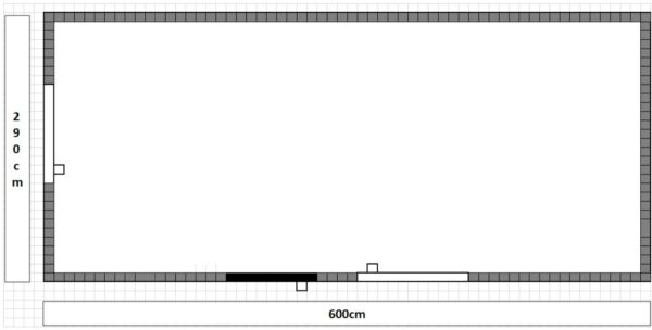 Modularer Umkleideraum Container 17m² - Leer und Isotherm – Bild 6