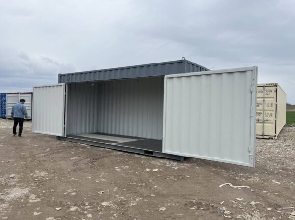 20 Fuß High Cube Seecontainer mit Seitentür + Zusatztür – Bild 13