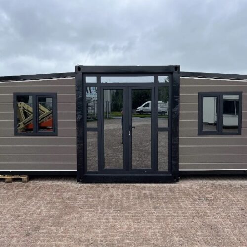 Tiny House XXL-Container / Faltbare Luxus-Chalet – 40 Fuß / 12 Meter