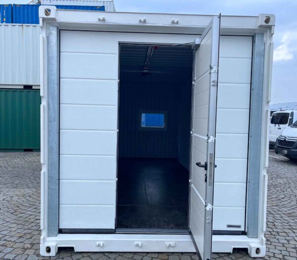 20 Fuß Seecontainer mit Hörmann Tür, Eingangstür und Fenster – Bild 5