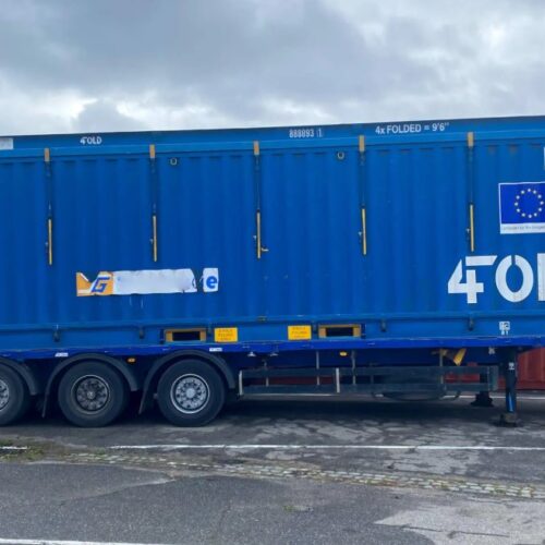 Gebrauchter Faltbarer 40 Fuß High Cube Seecontainer (4 FOLD)