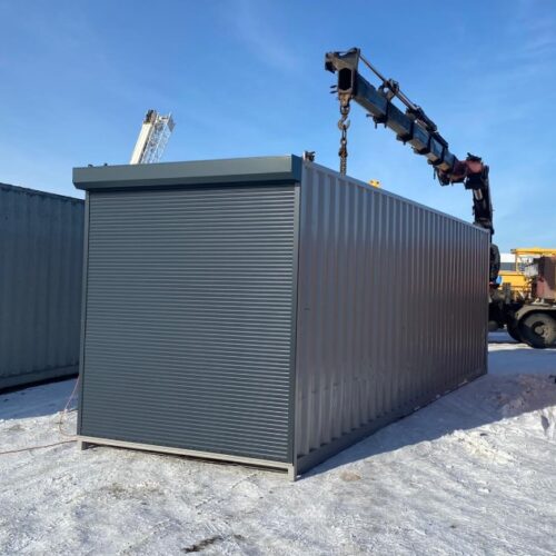 30 Fuß High Cube Seecontainer mit elektrischer Klappe