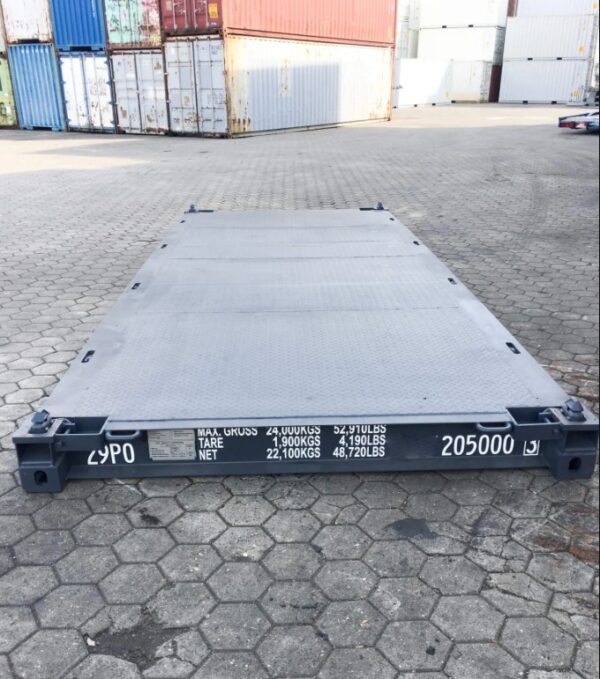 20 Fuß Plattform Seecontainer - IICL Standard – Bild 4