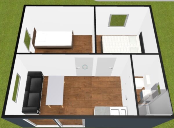 Haus Container 32m² - Das ganze Jahr über bewohnbar – Bild 3