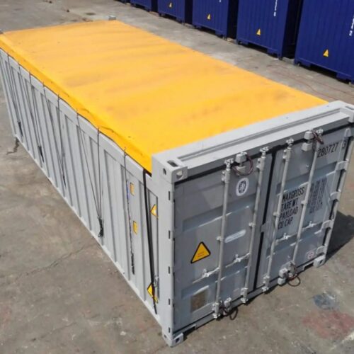 20 Fuß Seecontainer mit Dachöffnung – Bulk
