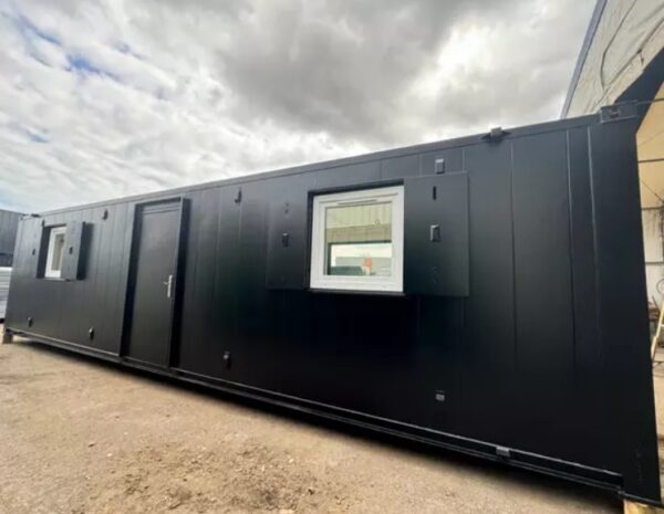 Modularer Container 32 x 10 ft – Büro/Kantine mit Panoramafenstern – Bild 3