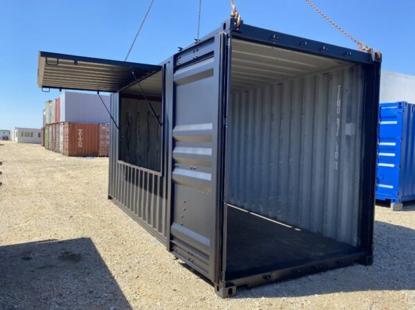 20 Fuß High Cube Restaurationscontainer mit nach oben offener Luke – Bild 13